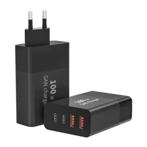 1 PD 100W QC3.0 Mobile Phone Charger USB C Quick Fast ASAP Adapter 100W GaN Charger