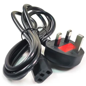 1.5M Indoor Copper UK 3 Pin Plug Power Cable PVC Jacketed AC Extension Cord From UK To IEC C7 C13 C5 10A IP11 Level