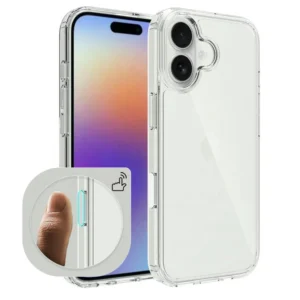 1.5mm Hard Clear PC Mobile Phone Case for Apple iPhone X XR 11 12 13 14 15 16 17 Pro Max Shockproof Accessory Cover