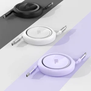100W Retractable Jacket Type-C USB3.0 4 In 1 Cable 5A Super Fast Charging for Android Mobile Devices