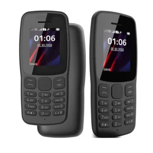 100%new Original Nok 106 4G Unlocked Feature Phone Dual SIM VoLTE HD Voice Call 1450mAh Battery Classic Button Phone