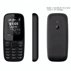 106 2G Dual SIM Feature Phones Africa TFT Display Large Buttons Simple Functions 600mAh Battery for In-Call