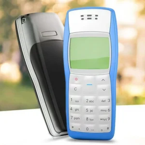 1100 Original Unlocked 2G GSM Dual SIM Bar Phone Classic Keypad Phone 2.4″ Screen 500-999mAh Battery for Elderly Students