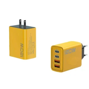 120W 3.0 USB Fast Phone Charger Type C Quick Charge Charging Adapter for Phone EU US Plug