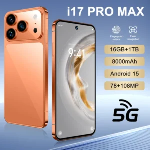 17 Pro Max Deca Core Smart Phone 16+1TB 7.3 Inch OLED HD Display 108MP Rear Camera 5G LTE Global Version