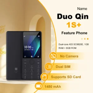 1S+ 4G LTE Keypad Phone No Camera Dual SIM Dual Standby 2.8 Screen 1480mAh Battery Type C Port SD Card Supported