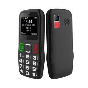 2 SIM Card Large Battery Long Standby 1.77 Inch Screen Button Phone SOS 4G Elderly Companion Feature Phone