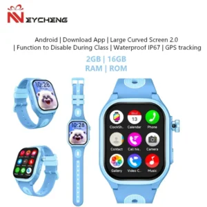 2.0 Inch 4G Kids Smart Camera Watch with SIM Card SOS Call 2GB RAM 16GB ROM GPS Tracker for Children