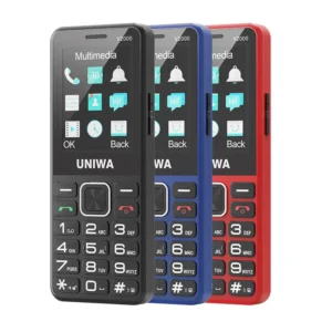 2.4 Inch 4G LTE SOS Feature Phone 1700mAh Battery Spanish RTOS Operating System Colored Display French 2G 3G CDMA Bar Camera