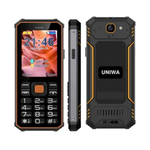 2.4 Inch Dual SIM Rugged Phone IP68 Waterproof 2500mAh Long Standby 2G GSM Keypad Mobile Phone