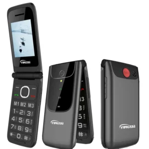 2.4 Inch Factory Unlocked 4G Flip Mobile Phone with SOS Button