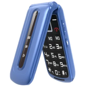2.4 LCD GSM Cellphone Unlocked Big Buttons 4G China Mobile Flip Phone Dual Sim Card Support