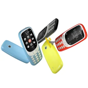 2.4” TFT Basic Feature Phone 3310 GSM/HSPA/LTE Network 2MP Camera 1200mAh Removable Battery FM Radio