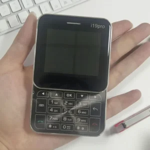 2.4inch High Quality I19 Pro Feature Slide Button LED Design Mini Mobile Phone Operating Language Unlocked Cell Phone