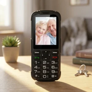 2.8″ Display 2G Elder Phone Optional Charging Dock Large Battery Wireless Feature Phone with SOS Emergency Function