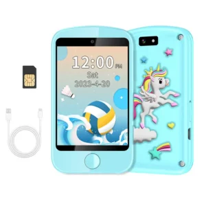 2.8″ Screen Dual Camera Children Smartphone with Sim Card Wifi GPS LBS 4G Voice Call Kids Cell Phone for Boy Girls