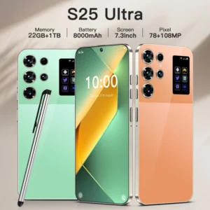 22+1TB S25 ultra 5G Smartphone Android 15 Full Screen 7.3 Inch 5G WIFI S25 ultra Smart Cell Phones