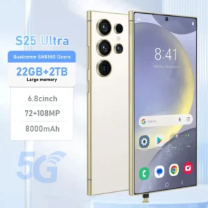 22G+2TB S25 Ultra 5G Smartphone Android Dual SIM LTE HD Screen Deca Core Version