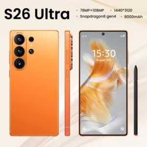 22GB+2TB S26 ULTRA 7.7 Inch Big Screen Smartphones Android 15 Unlocked Cell Phone S26 ultra Smart Mobile Phones