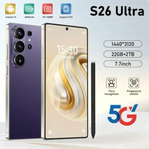 22GB+2TB S26 ULTRA 7.7 Inch Smart Phone 5G Smartphones Global 5G Android 15 Dual Sim S26 Ultra Unlocked Cellphones