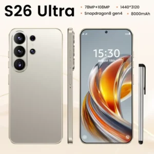 22GB+2TB S26 Ultra Android 16 7.3 Inch 5G Cell Phone 108MP Dual SIM Unlocked Global 5G Smartphone Deca Core Phones