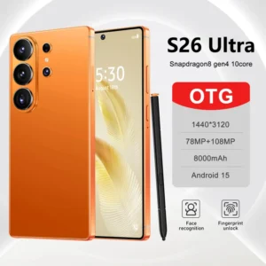 22GB+2TB S26 Ultra Smartphone 7.3″ Big Screen Android 15 108MP Camera Dual SIM 5G Global Dual SIM S26 ULTRA Mobile Phones