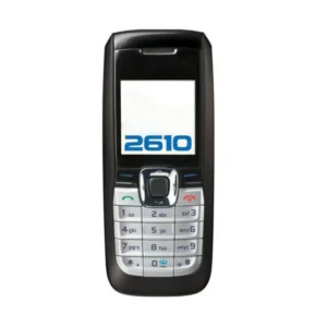 2610 Basic Feature Phone 2G GSM Dual Band Unlocked 1.6 Inch CSTN Screen 820mAh Battery FM Radio Java GPRS Slim Mobile