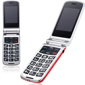 2G 2.4 Inch Senior Feature Phone with Dual Sim Card or Single Sim Card with Large Battery