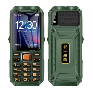 2G 4G LTE Rugged Durable Outdoor Mobile Phone Power Bank Big Battery SOS Speed Dial Blacklist Voice Changer Loud Sound