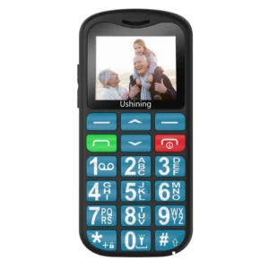2G Basic Bar Phone 1.77 Inch Screen 2G Push Button Cell Phone With SOS Big Button Keypad Bar Phone for Seniors