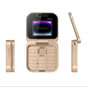 2G GSM Dual SIM Card Speed Dial Video Player FM Small Flip Cellphone I16 Pro MIni Fold Mobile Phone