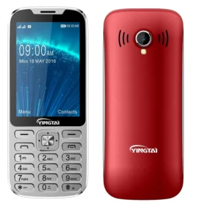 3.5” Super Slim Big Screen Metal Feature Bar Phone 2G GSM Feature Phone