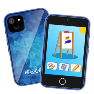 3.5″ Touchscreen Toddler Learning Play Toy Phone with Dual Camera for Kids