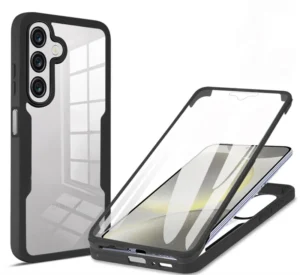 360 Full Body Screen Protector Transparent Case for Samsung Galaxy S25 Edge S25 FE A37 A26 A17 A07 A16 M06 Shockproof Cover