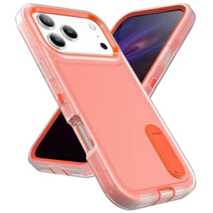 3in1 Hybrid Cover for iPhone 17 Kickstand Defender Case Protector Armor Hard Case