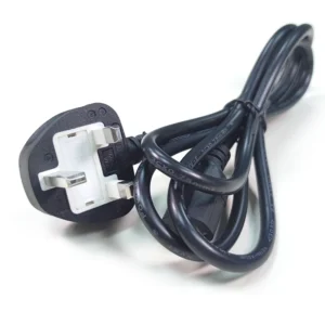 3pin UK Plug PC Laptop Computer Monitor AC Power Cord Cable IEC C5 C13 Cable For Hair Dryer Power Cable With UK Plug