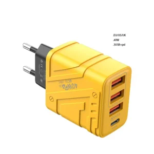 40W Adaptor Fast Chargers US EU UK Wall Plug PD USB-C Adapter Type-C Travel Charger for S20 S21 S22 Note 10