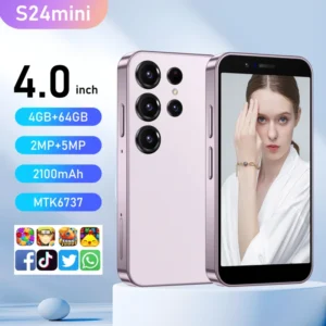 4+64GB Mobile Phone Display Screen Mini S24 Pro Unlocked Version Mobile Phone