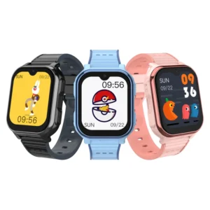 4G Android Kids Smart Watch GPS Tracker SOS Button SIM Card Square IPS Display HD Camera Video Call Waterproof IP67 4 Days