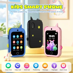 4G Kids Smart Phone With Video Calling SIM Card Slot SOS WIFI+LBS Positioning Parental Controls Waterproof Children Smart Phone