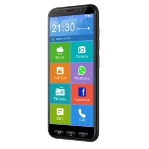 4G LTE Smartphone 5.5 Inch Android 11.0 Touch Screen Mobile Phone with Dual Camera Big Font Big Icon