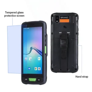 5.5 Inch Industrial Rugged NFC Smartphone Handheld Android 11 Barcode Scanner UHF RFID IP67 4G LTE