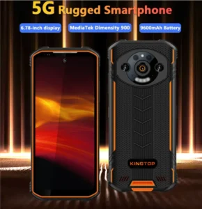 5G Rugged Phone with Super Long Battery Life and 6.78 Inch Display, Fast Charging, Professional Use