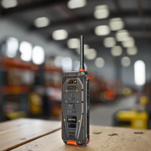 5G Rugged Waterproof Mobile Phone Android with UHF Radio 8000mAh Battery PTT Button IP68 Rated Suitable for Mining Communication
