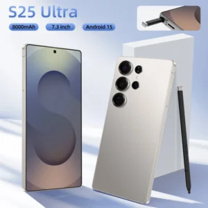 5G S25 Ultra Smartphone French 16GB+1TB Android 15 Dual SIM HD 144Hz 108MP Rear Built in Pen Gaming Deca Core Snapdragon