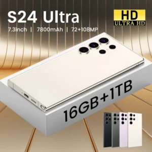 5G Smartphone S24 Ultra Telephone 7.3 Inch Global Version Dual SIM Card Android 13 Cell Phone Mobile Phones 4G5G