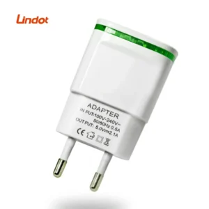 5V 1A 2.1A Dual Usb Ports Mobile Phone Chargeur Wall Plug USB Travel Power Adapter Travel Adapter Fast Eu Charger
