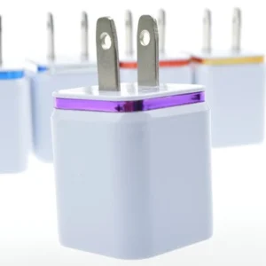 5V 2.1A Dual USB Phone Charger Adapter for iPhone X XR 8 7 iPad Fast Wall Travel Charger USB US Plug for Samsung S9 Xiaomi Mi8