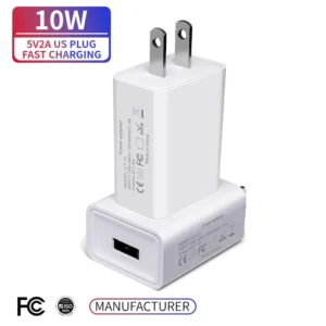 5V2A 10W US AU EU UK Plug Wall Charger USB A Fast Charging Mobile USB A Power Adapter Phone Mobile Accessories