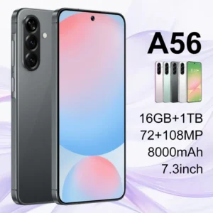 5g Smartphone A56 Mobile Phone With Beauty Camera Gps Dual Sim Brand-new Trend Original 16gb+ 1tb Unlocked Cellular